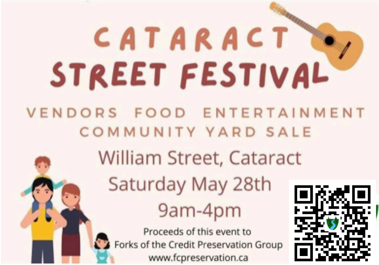 Cataract Street Festival Today Support Forks of the Credit